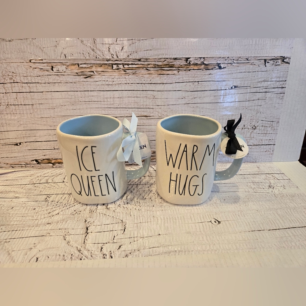 Rae Dunn Disney Frozen Elsa and Olaf Mugs